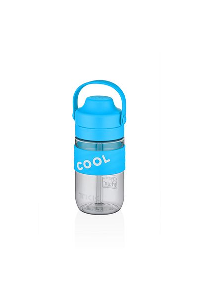 Vagonlife TKK 550ml Cool Silicone Body Children's Water Bottle with Soft Straw