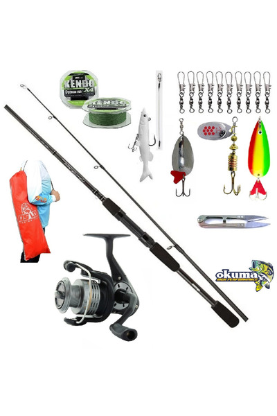 Okuma Wave Power 274cm Okuma Revenger Rv-40 Turna Spin Olta Takımı Seti