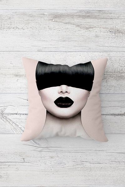 on the clouds Vintage and Gothic Style Women's Pattern Concealed Zippered Throw Pillow Cover Seat Pillow Cover Set(4PCS)