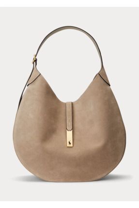 Ralph Lauren Polo ID Suede Large Shoulder Bag Fiyat Yorumlar Trendyol