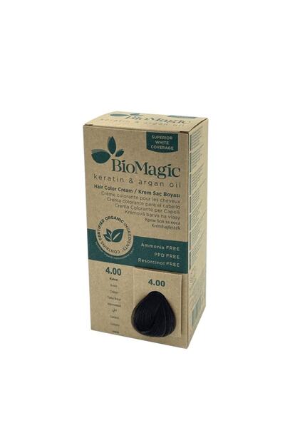 BIOMAGIC Natural Organic Coffee No. 4.00 Cream Super Hair Dye KeyÜrün1176