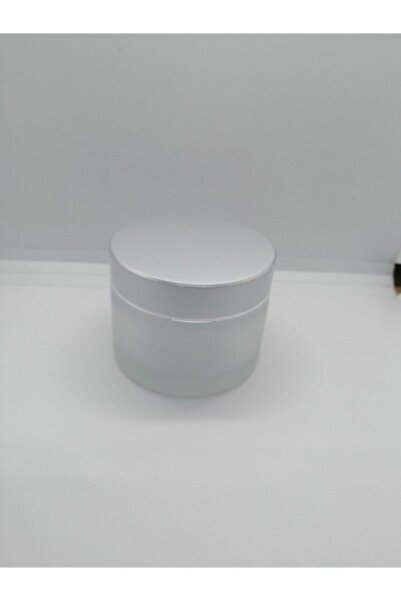 ziylan 50cc Şeffaf Buzlu Cam Krem Kutusu,boş Kutu,kozmetik Kutu,50 Adet