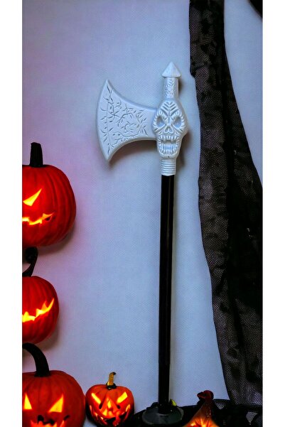 Happyland Halloween Plastik Balta 45 Cm Cadılar Bayramı Korkunç Balta Dekor S...