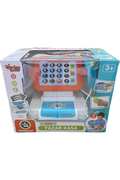 Oyuncak Fabrikası Işıklı Sesli Dokunmatik Yazar Kasa Market Yazarkasa Barkod ...