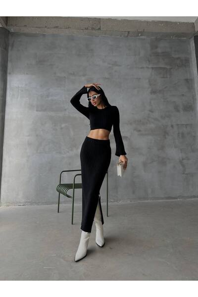 Friday Mood Σετ δύο τεμαχίων - Μαύρο - Regular