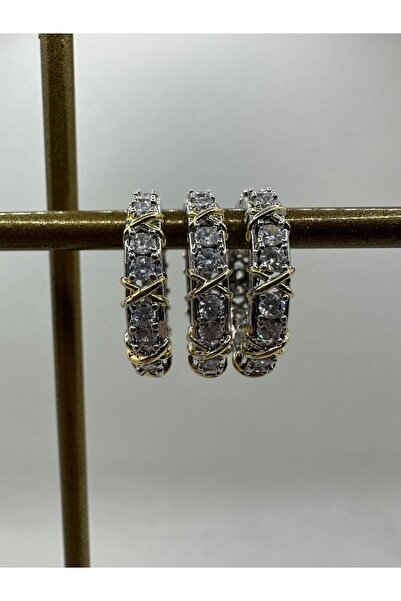 MONA JEWELRY Xoxo Tasarım Zirkon Taşlı Ayarlanabilir Yüzük Rodyum Kaplama