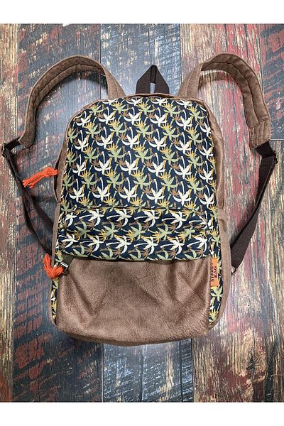 Street Bag Likya Ethnic Αυθεντικό σακίδιο πλάτης με μποέμ με μοτίβο καθημερινής χρήσης Τσάντα ταξιδιού