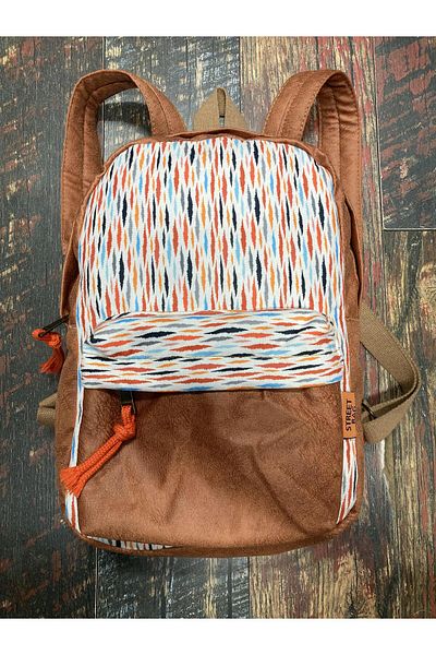 Street Bag Likya Ethnic Αυθεντικό σακίδιο πλάτης με μποέμ με μοτίβο καθημερινής χρήσης Τσάντα ταξιδιού