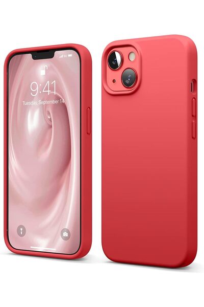 EDELFU iPhone 13 Darbeye Dayanıklı Yumuşak Silikon Telefon Kılıfı Çizilmez Kapak