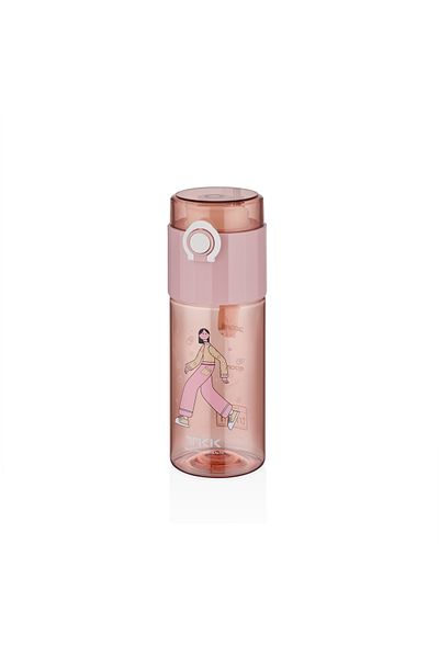 Vagonlife TKK 500ml Comfortable Drinking Tritan Flask with Locking Lid and Strawless Strainer
