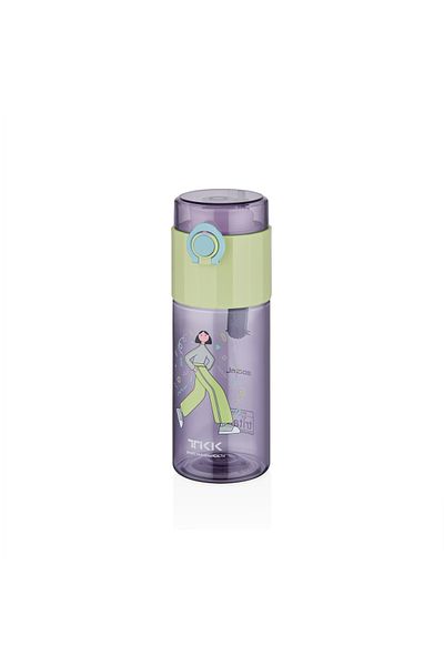Vagonlife TKK 500ml Comfortable Drinking Tritan Flask with Locking Lid and Strawless Strainer