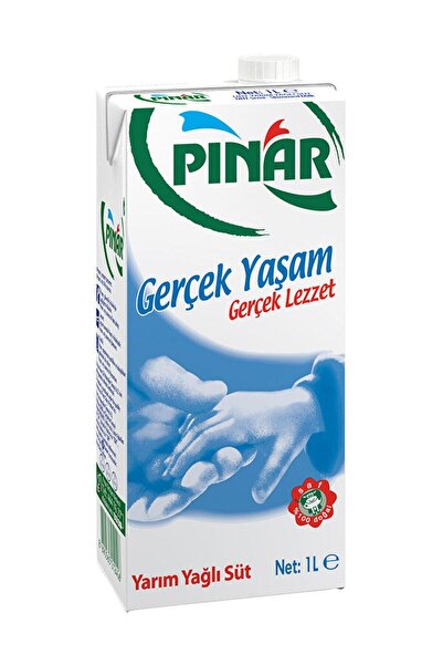 pınar süt Pınar Yarım Yağlı Kahvaltılık Süt 1 lt