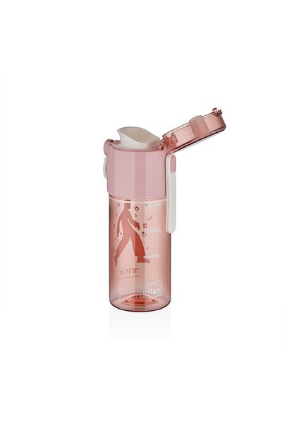 Vagonlife TKK 500ml Comfortable Drinking Tritan Flask with Locking Lid and Strawless Strainer