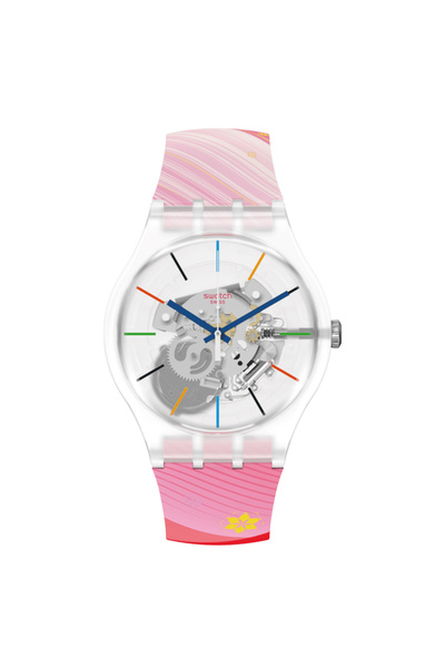Swatch SO29Z105 Swatch Red Rivers and Mountains Unisex Kol Saati