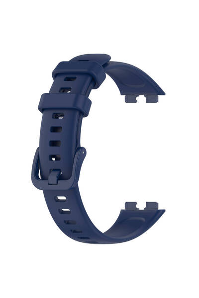 Fibaks Huawei Band 8 - 9 - 10 Compatible Colorful Buckle Silicone Smart Watch Band Strap Wristband