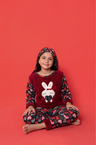 Asel Set de pijamale din lână pentru copii