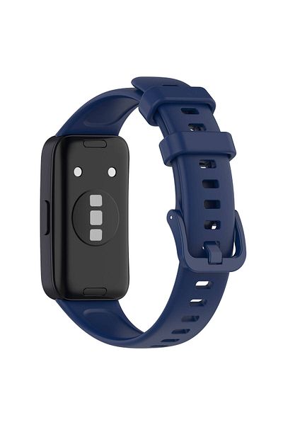 Fibaks سوار ساعة ذكية من السيليكون متوافق مع Huawei Band 8 - 9 - 10 مع مشبك ملون