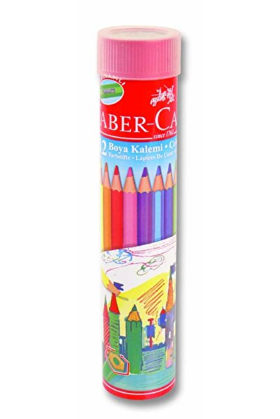 Faber Castell Tüpte Tam Boy Kuru Boya Kalemi 12 Renk