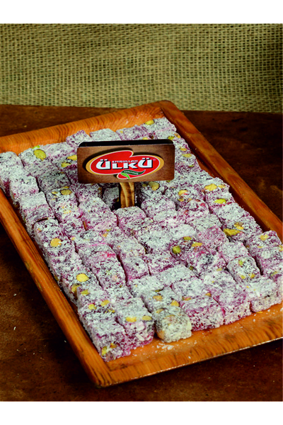 ÜLKÜ KURUYEMİŞ 1.Kalite Narlı Çifte Kavrulmuş Yer Fıstıklı Lokum 500 Gr
