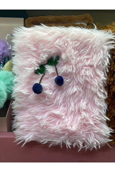 TAROS KIRTASİYE süslü tüylü defter pembe