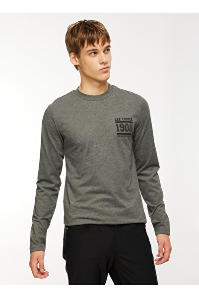 Lee Cooper O Yaka Antrasit Melanj Erkek T-Shirt 241 LCM 242004 ENZAY ANTRASIT...