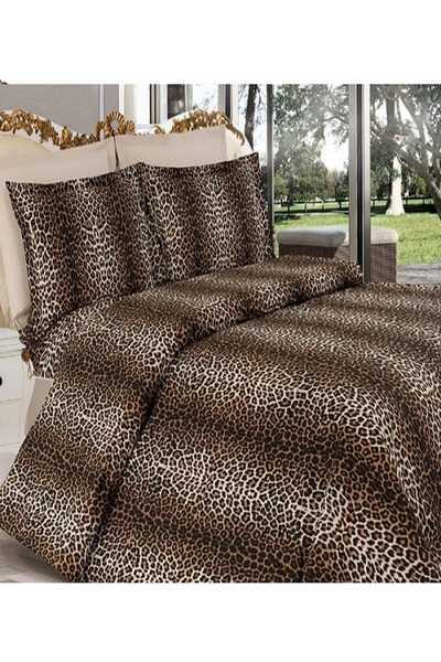 sedali home SET - Set cuvertură de pilota unică cu imprimeu leopard