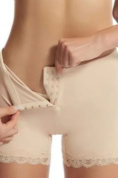 FİT1BEDEN Butt Padded Corset Belly Waist Slimming Recovery Lifter Shorts Corset
