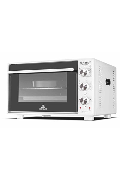İtimat 7010 40lt Köşeli Fırın Beyaz