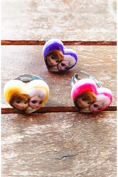 MONİCATİME 3-PIECE RING FOR GIRL (WITH SURPRISE FIGURE)