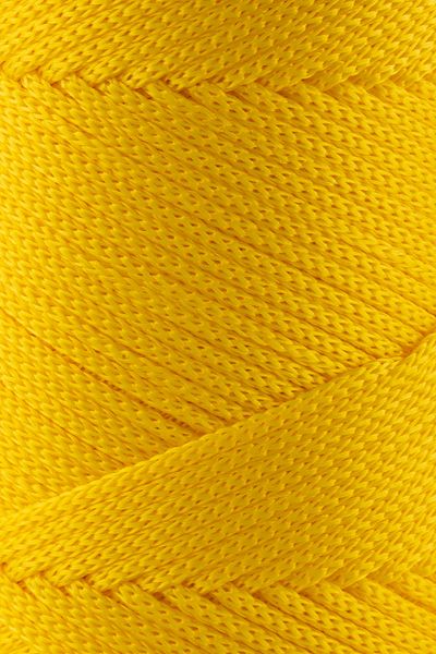SENSY 2 Mm - 200 gr Polyester Macrame Thread Yellow 230 M Polyester Macrame Thread Suppla Rope And Bag Thread