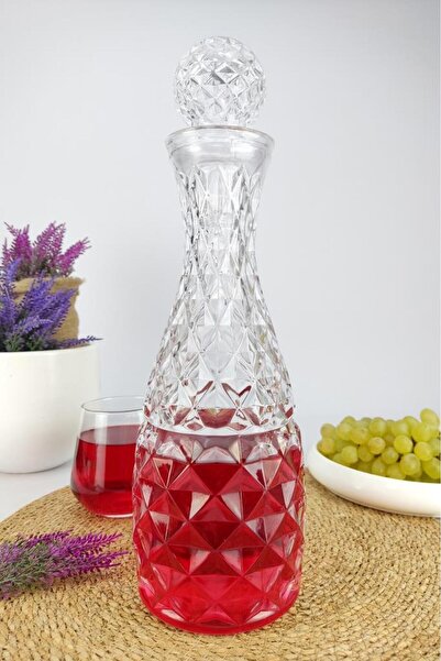 Digithome Iris Cam Kapaklı Su Ve Meşrubat Sürahisi Karaf Şişe - Su.ırs.102 C1-1-288