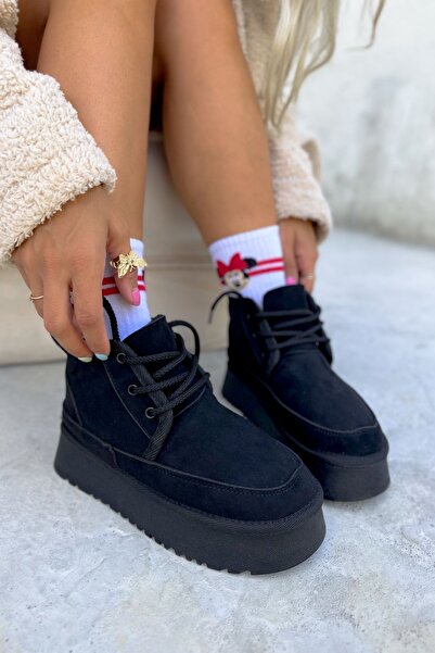 Shoebutik Μαύρες μπότες Lolly