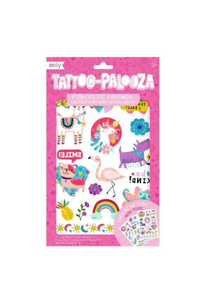 Ooly Tattoo Palooza Geçici Dövme Seti - Funtastic Friends