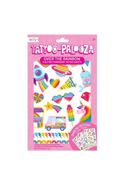 Ooly Tattoo Palooza Geçici Dövme Seti - Over The Rainbow