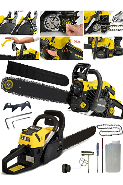 Mikasa Tools Japan Technology 3,3 Hp Bakır Sargılı Hava Soğutmalı Profesyonel Ağaç Motoru