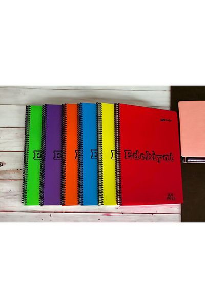 SEYFİKİRTASİYE 1 PIECE MYNOTE WIRE 80 SHEETS STRIPED LITERARY NOTEBOOK PLASTIC COVER MIXED COLOR WILL WAY