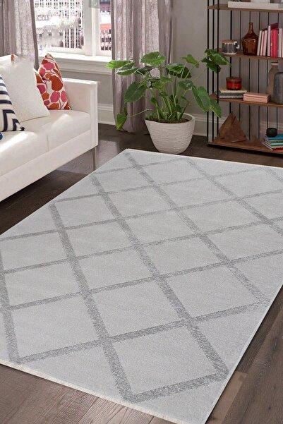Meta Halı Rodney Mt Çift Taraflı Yıkanabilir Premium Kalite Kilim Pamuk Dokum...