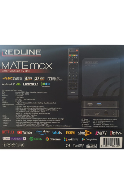 Redline Mate Max 32GB Tv Box