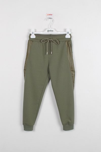 incity Αγόρι Χακί Ριγέ Λεπτομερή Jogger Sweatpants