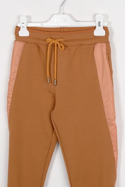 incity Pantaloni de trening Jogger cu dungi maro pentru băiat