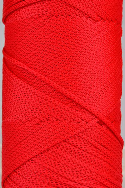 SENSY 2 mm - 200 gr frânghie din poliester macrame roșu 230 m frânghie din poliester macrame frânghie de încărcare și ață pentru sac