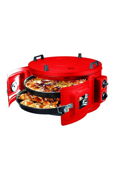 İtimat 1013 Termostatlı, Çift Tepsili Nostalji Yuvarlak Fırın