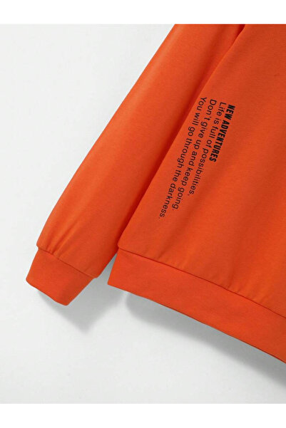 Revasser Unisex Women/Men ADVENTURE Colorful Oversize Hooded Sweatshirt