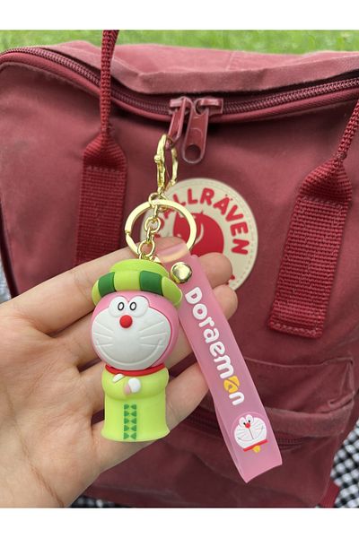 sumicorn Cute Doraemon Kawaii 3d Silicone Keychain Bag and Wallet Accessory