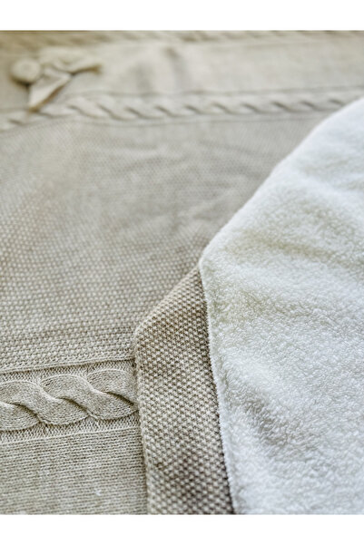 kubbe knitwear welsoft baby blanket with plush detail