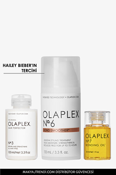 Olaplex Viral Bun Trio - Olaplex Bun Trendi İçin Bağ Güçlendirici Üçlü Saç Ba...