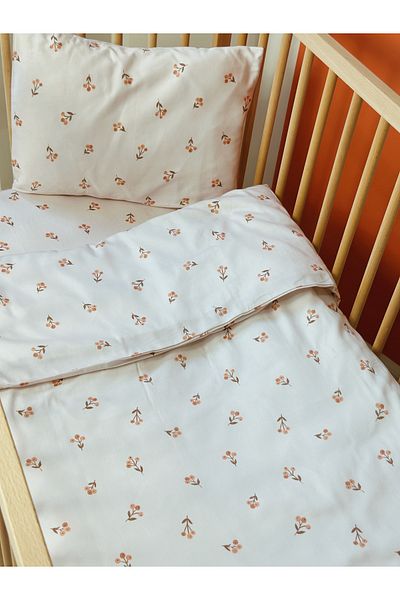 Pithy Cotton Baby Duvet Cover Set (100x150cm)-Winter Berries