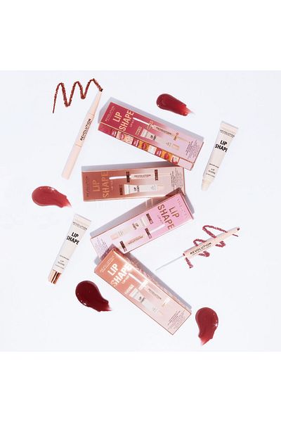 Revolution Lip Shape Lip Kit Warm Nude