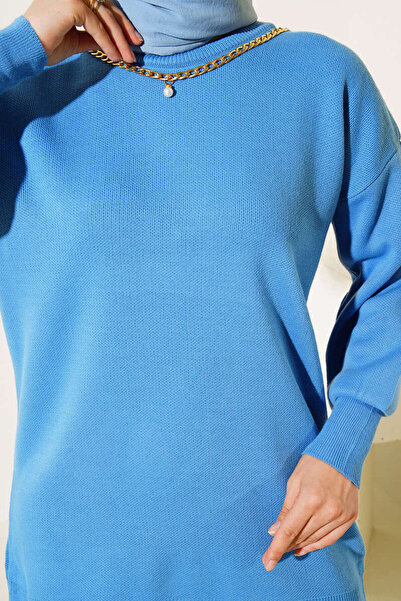 benguen 3033 Lánc nyaklánc kötöttáru Saxe Blue