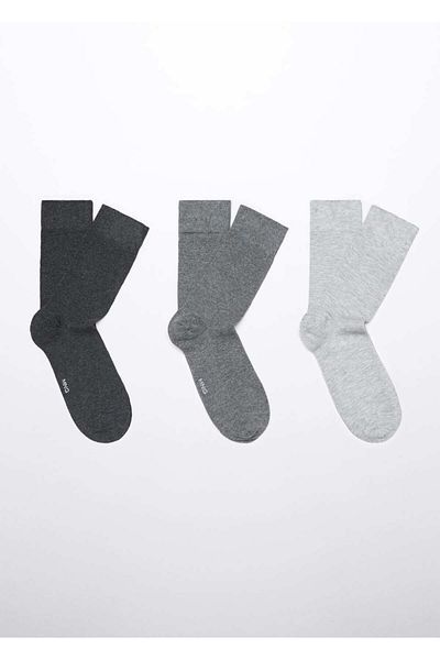 MANGO Man 3 Paar Baumwollsocken